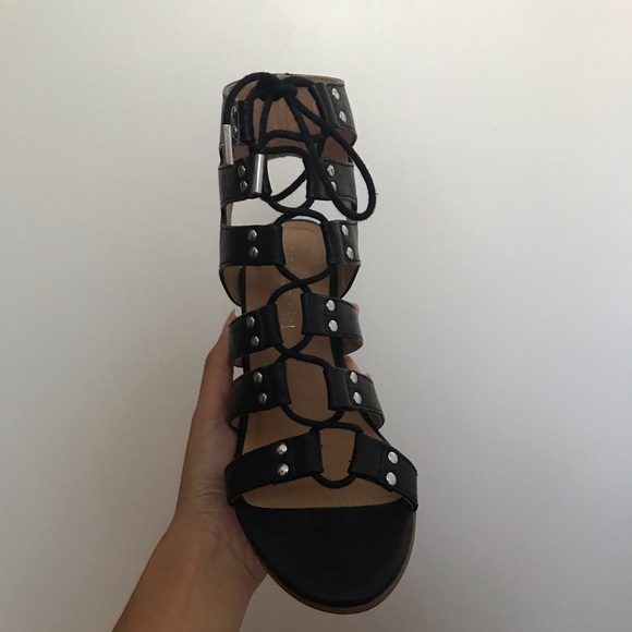 MADDEN GIRL “Nyles” Gladiator Lace Up Heels - Picture 2 of 5